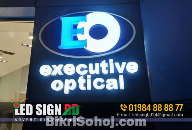 Acrylic Top Letter with Led Sign